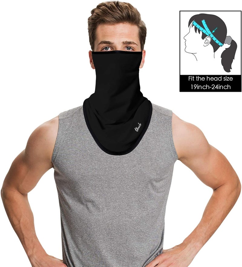 Obacle Bandana Face Mask with Ear Loops Neck Gaiter Face Mask Scarf Face Cover for Men Women - Image 2